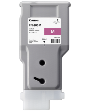 Canon Κασέτα Μελάνης PFI-206 Ματζέντα by DoctorPrint