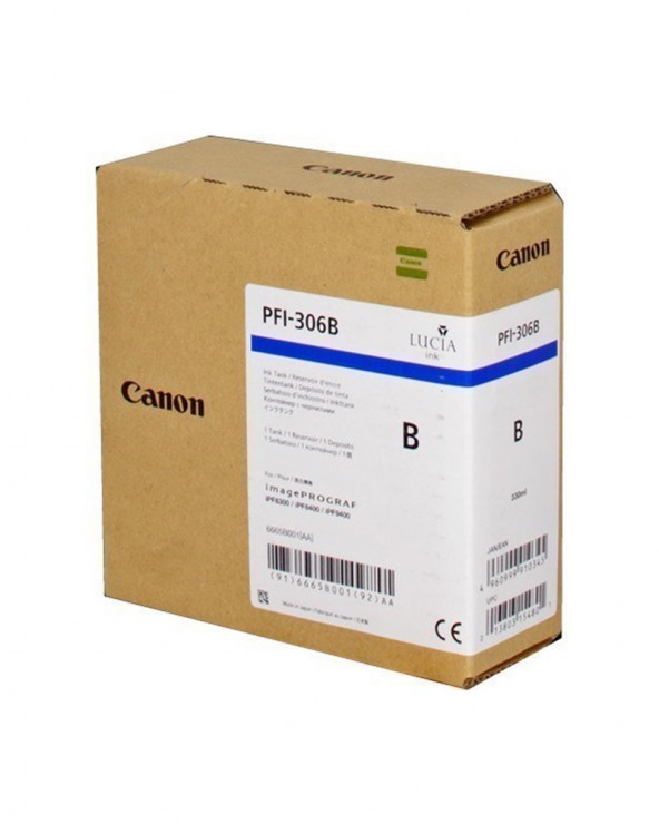 Canon Κασέτα Μελάνης PFI-306 Μπλε by DoctorPrint