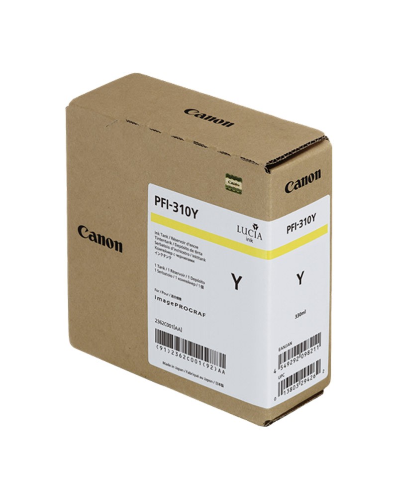 Canon Κασέτα Μελάνης Σειρά PFI-310 Κίτρινο by DoctorPrint