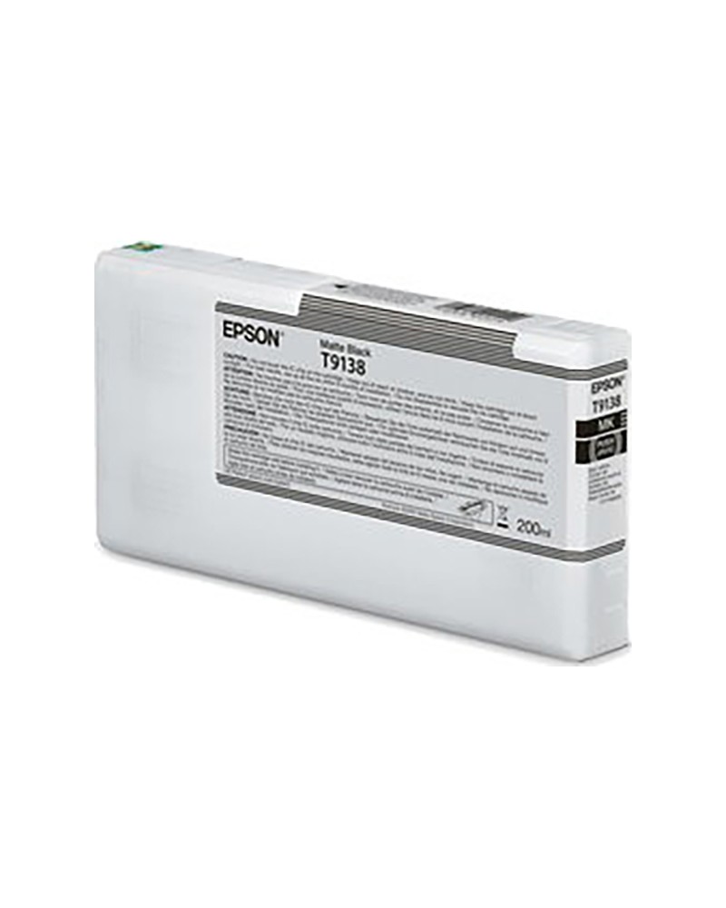 Epson Φυσίγγιο Μελάνης T9138 Θαμπό Μαύρο 200ml