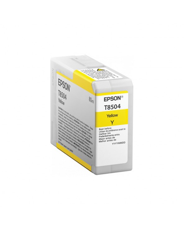 Epson Κασέτα Μελάνης T8504 Κίτρινο 80ml by DoctorPrint