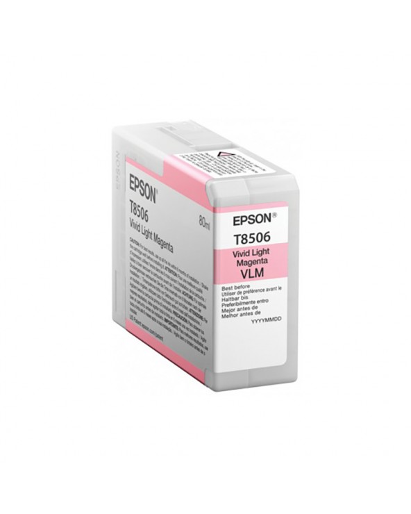 Epson Κασέτα Μελάνης T8506 Ανοιχτό Ματζέντα 80ml by DoctorPrint