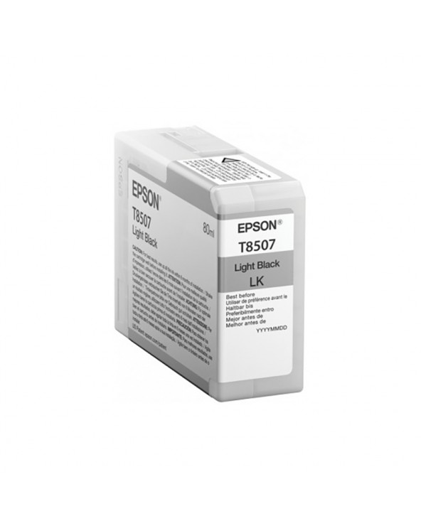 Epson Κασέτα Μελάνης T8507 Ανοιχτό Μαύρο 80ml by DoctorPrint