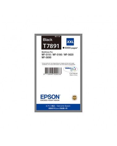 Epson Κασέτα Μελάνης T7891 Μαύρο XXL by DoctorPrint